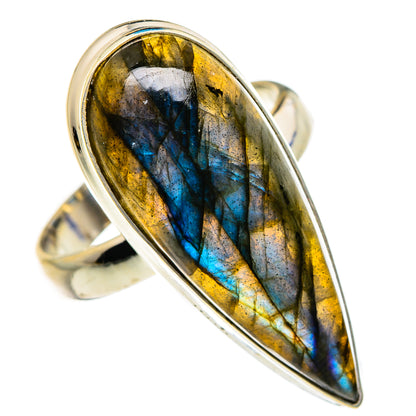 Labradorite Rings handcrafted by Ana Silver Co - RING87341