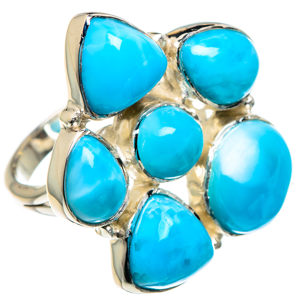 Larimar Rings handcrafted by Ana Silver Co - RING87349