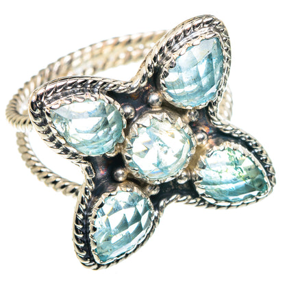Blue Topaz Rings handcrafted by Ana Silver Co - RING87355