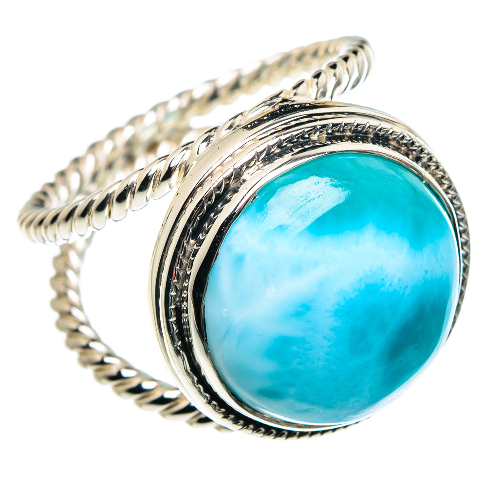 Larimar Rings handcrafted by Ana Silver Co - RING87365