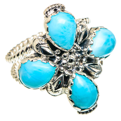 Larimar Rings handcrafted by Ana Silver Co - RING87372