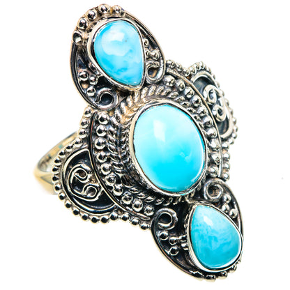 Larimar Rings handcrafted by Ana Silver Co - RING87374