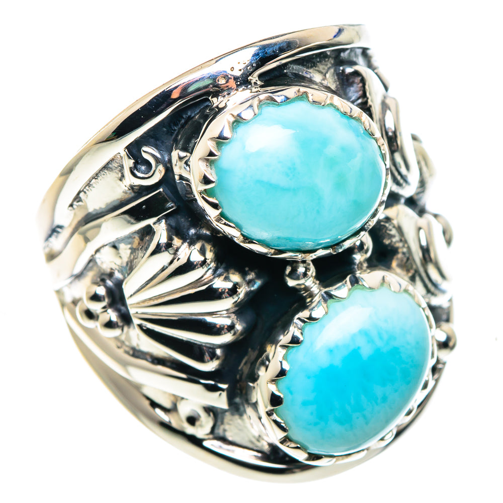 Larimar Rings handcrafted by Ana Silver Co - RING87375