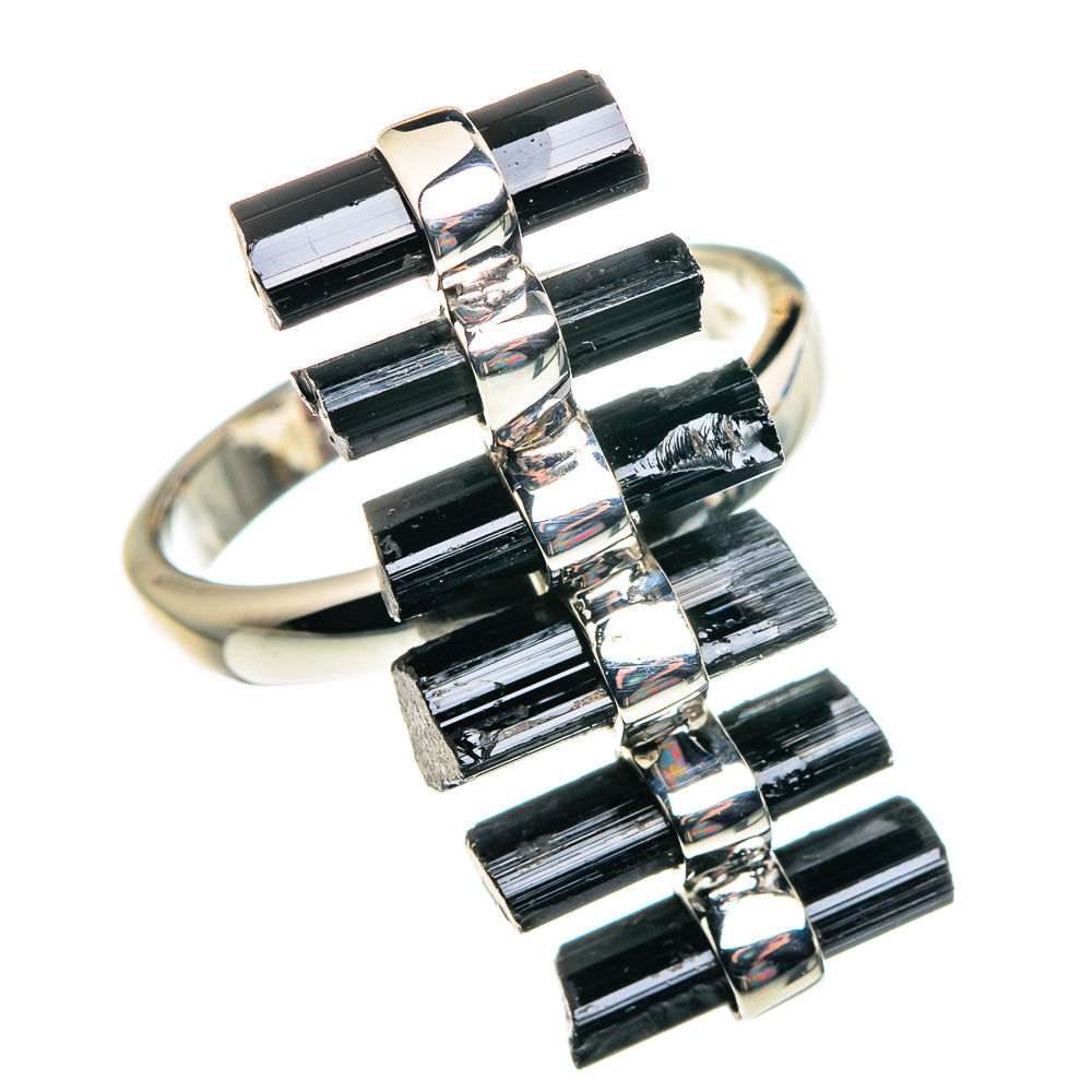 Black Tourmaline Rings handcrafted by Ana Silver Co - RING87385