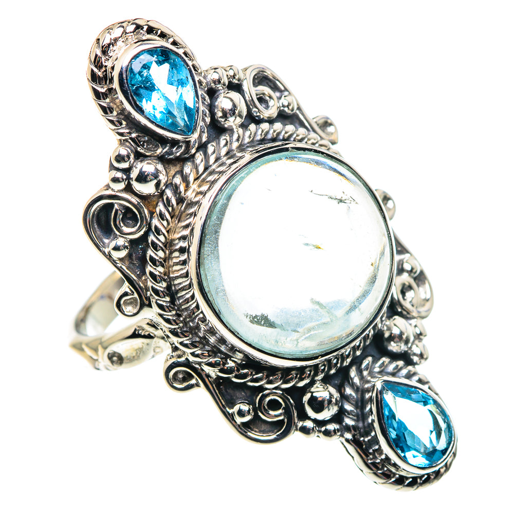Aquamarine, Blue Topaz Rings handcrafted by Ana Silver Co - RING87395