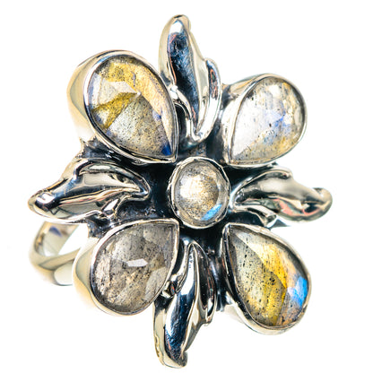 Labradorite Rings handcrafted by Ana Silver Co - RING87399