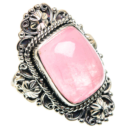 Rose Quartz Rings handcrafted by Ana Silver Co - RING87403
