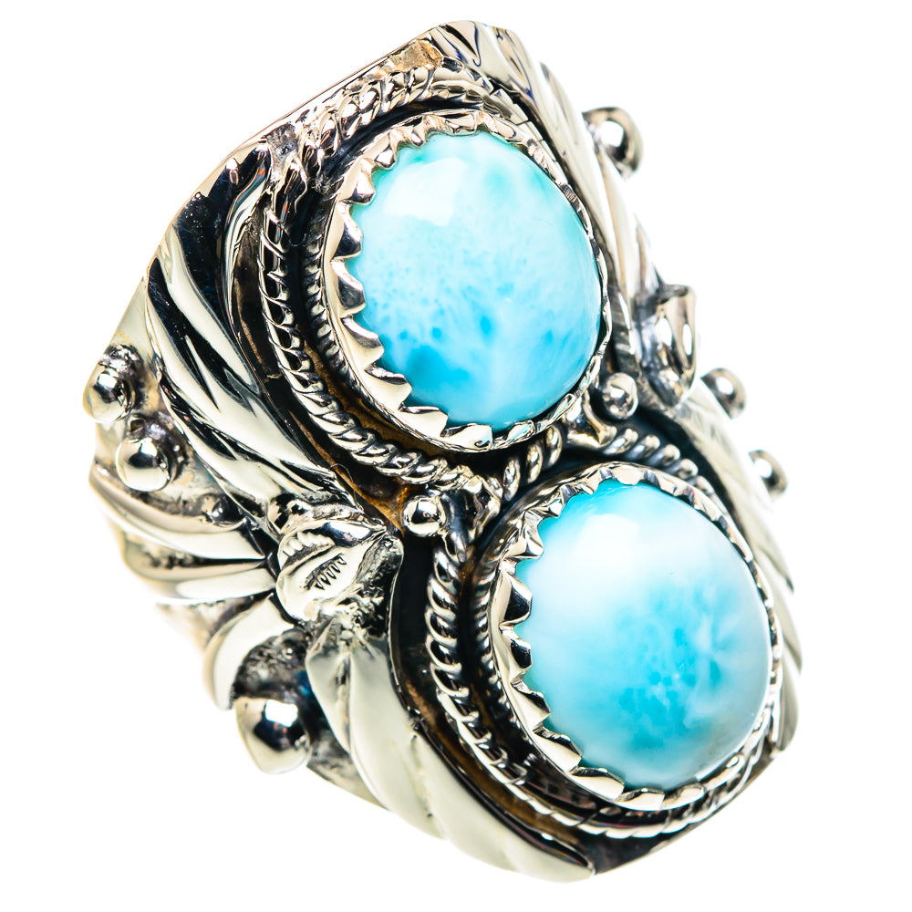 Larimar Rings handcrafted by Ana Silver Co - RING87416