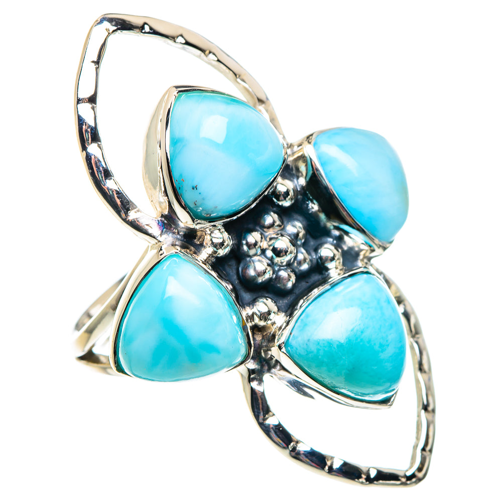 Larimar Rings handcrafted by Ana Silver Co - RING87420