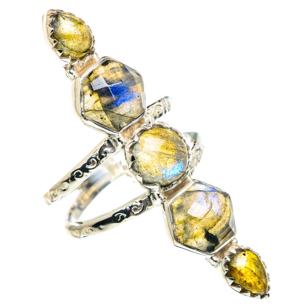 Labradorite Rings handcrafted by Ana Silver Co - RING87426
