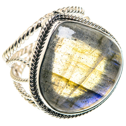 Labradorite Rings handcrafted by Ana Silver Co - RING87442