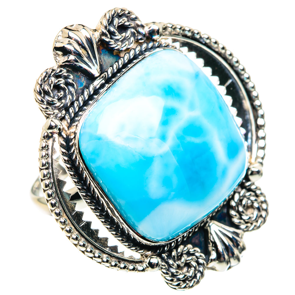 Larimar Rings handcrafted by Ana Silver Co - RING87445