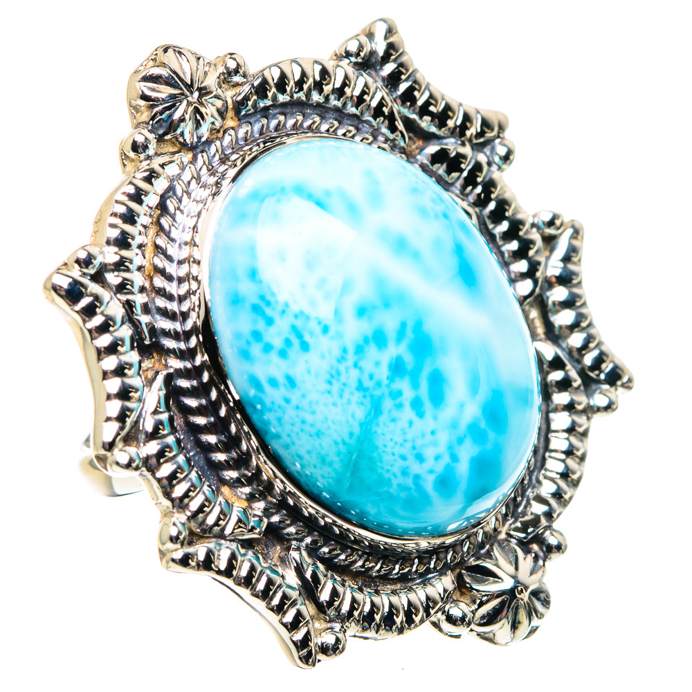 Larimar Rings handcrafted by Ana Silver Co - RING87463