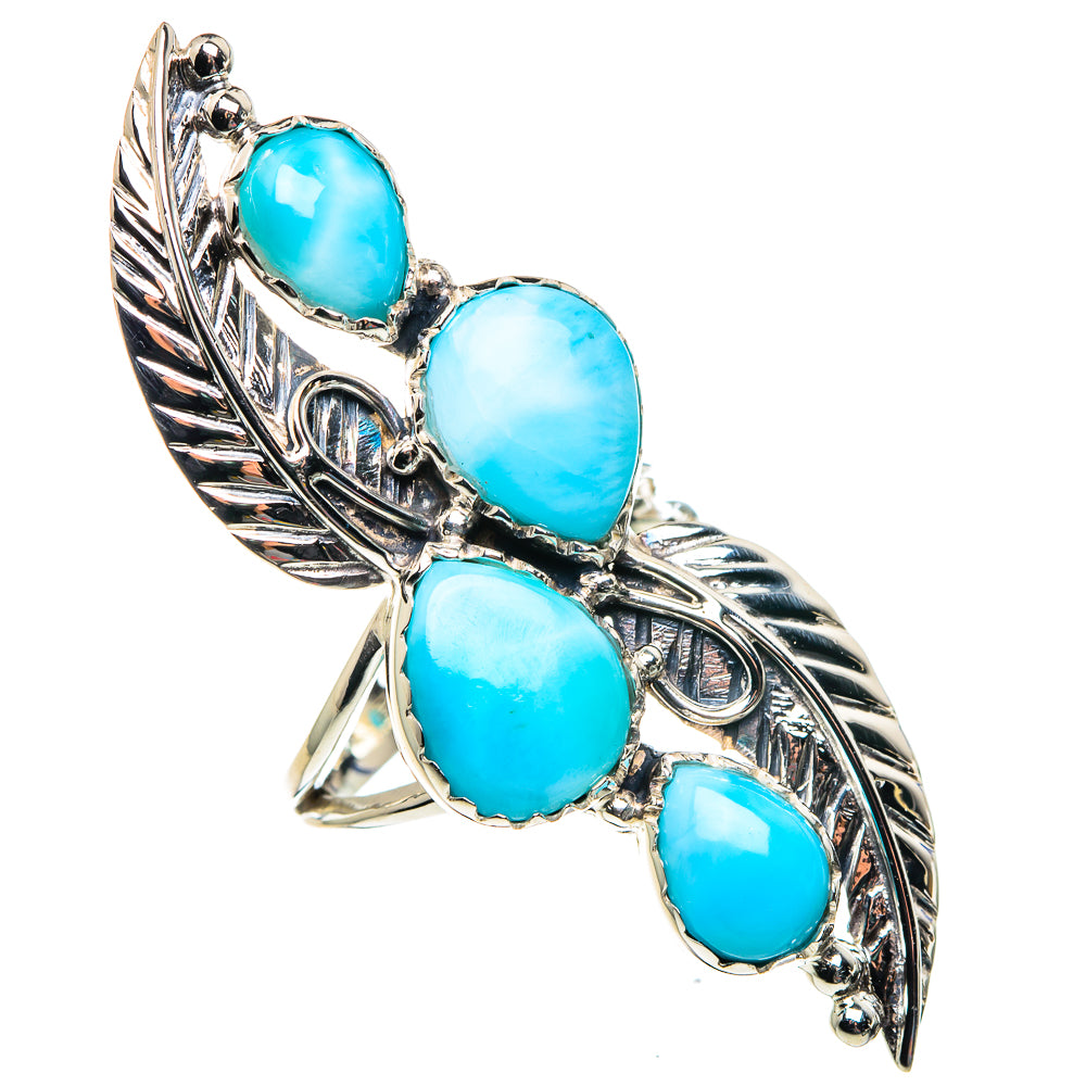 Larimar Rings handcrafted by Ana Silver Co - RING87466