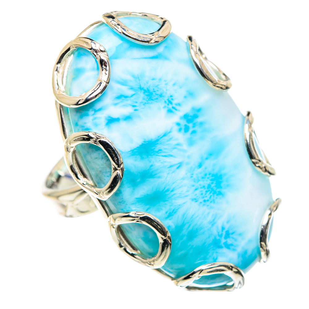 Larimar Rings handcrafted by Ana Silver Co - RING87484