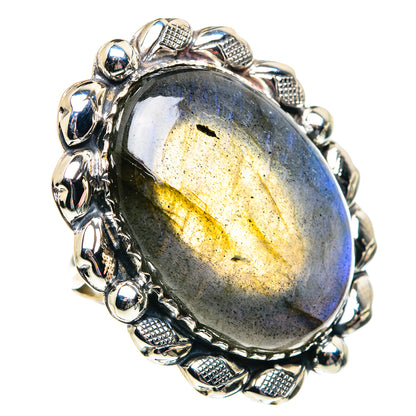 Labradorite Rings handcrafted by Ana Silver Co - RING87485