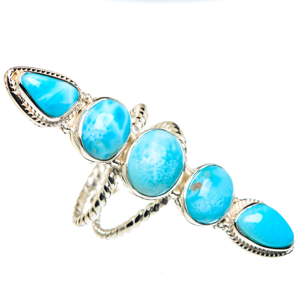 Larimar Rings handcrafted by Ana Silver Co - RING87487
