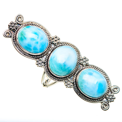 Larimar Rings handcrafted by Ana Silver Co - RING87515
