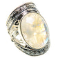 Rainbow Moonstone Rings handcrafted by Ana Silver Co - RING87522