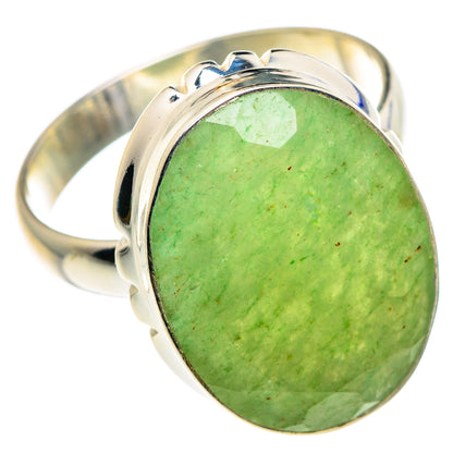 Prehnite Rings handcrafted by Ana Silver Co - RING87550