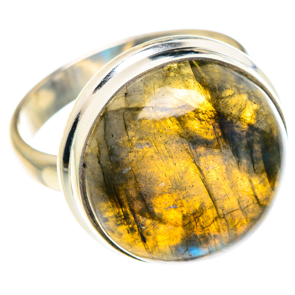 Labradorite Rings handcrafted by Ana Silver Co - RING87561