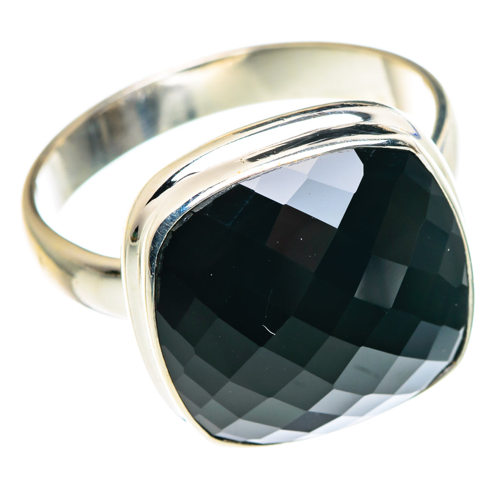 Black Onyx Rings handcrafted by Ana Silver Co - RING87572 - Photo 2