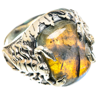 Labradorite Rings handcrafted by Ana Silver Co - RING87586