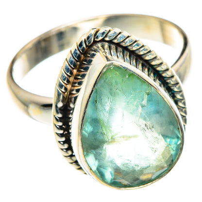 Green Fluorite Rings handcrafted by Ana Silver Co - RING87596