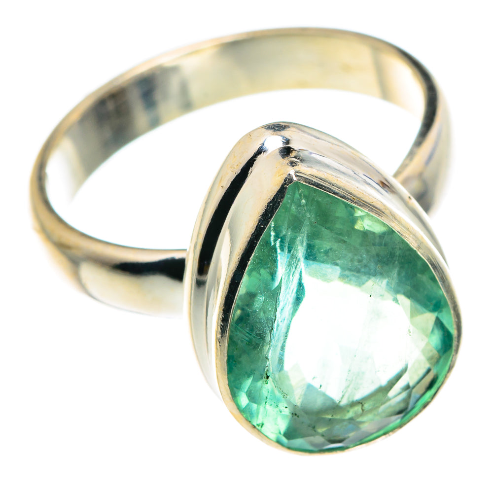Green Fluorite Rings handcrafted by Ana Silver Co - RING87600