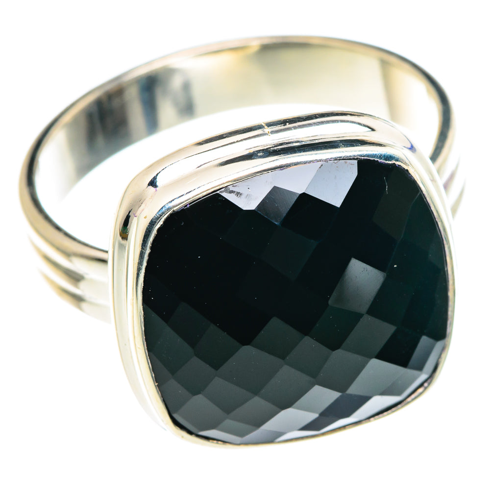 Black Onyx Rings handcrafted by Ana Silver Co - RING87602 - Photo 2