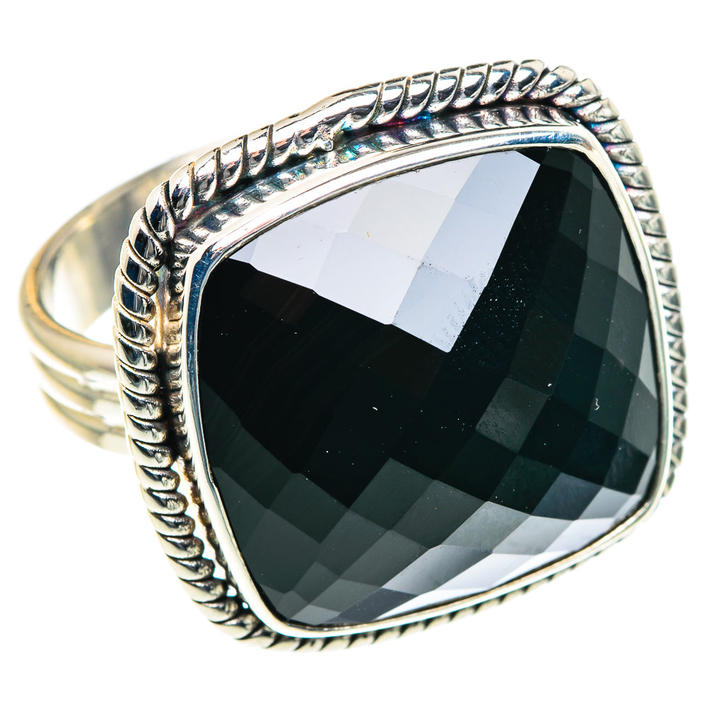 Black Onyx Rings handcrafted by Ana Silver Co - RING87603
