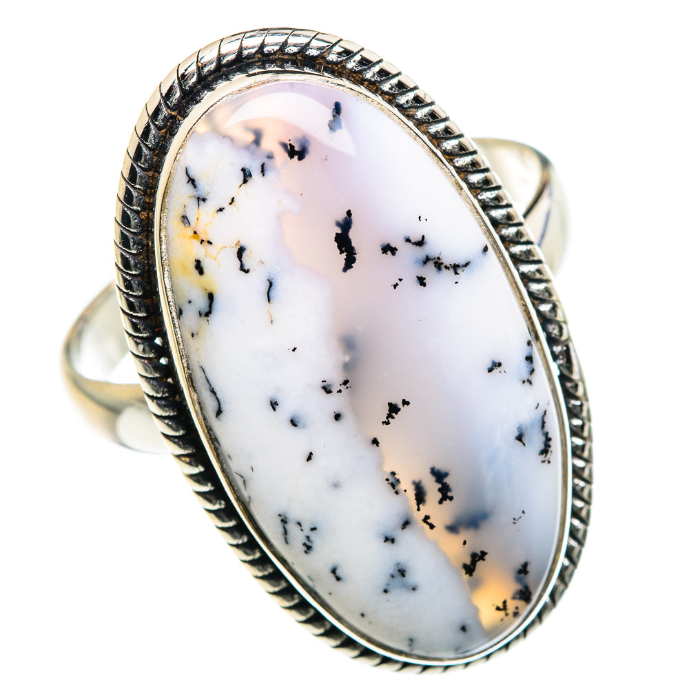 Dendritic Opal Rings handcrafted by Ana Silver Co - RING87605