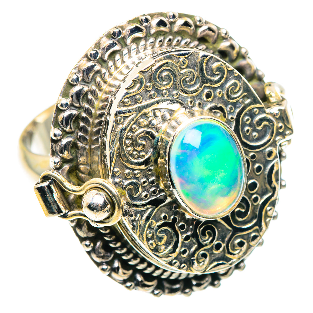 Ethiopian Opal Rings handcrafted by Ana Silver Co - RING87612