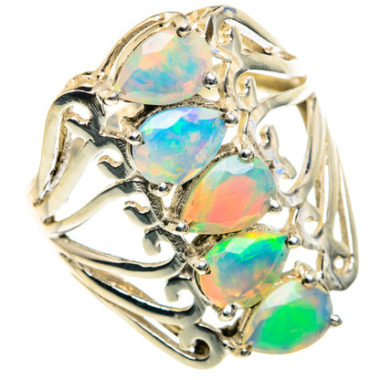 Ethiopian Opal Rings handcrafted by Ana Silver Co - RING87613