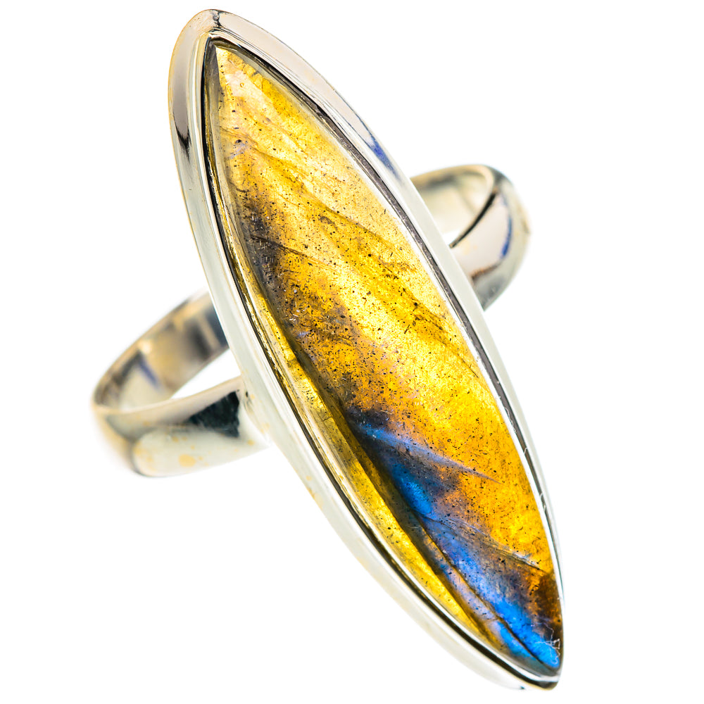 Labradorite Rings handcrafted by Ana Silver Co - RING87614
