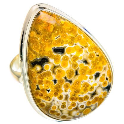 Ocean Jasper Rings handcrafted by Ana Silver Co - RING87624