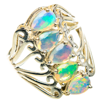 Ethiopian Opal Rings handcrafted by Ana Silver Co - RING87644