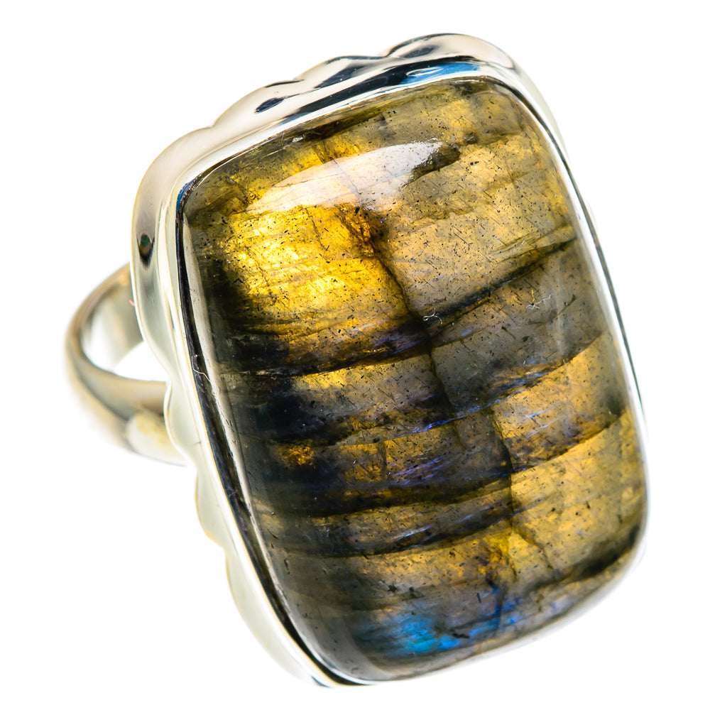Labradorite Rings handcrafted by Ana Silver Co - RING87645