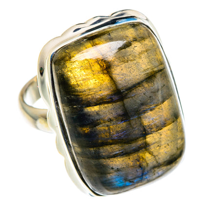 Labradorite Rings handcrafted by Ana Silver Co - RING87645