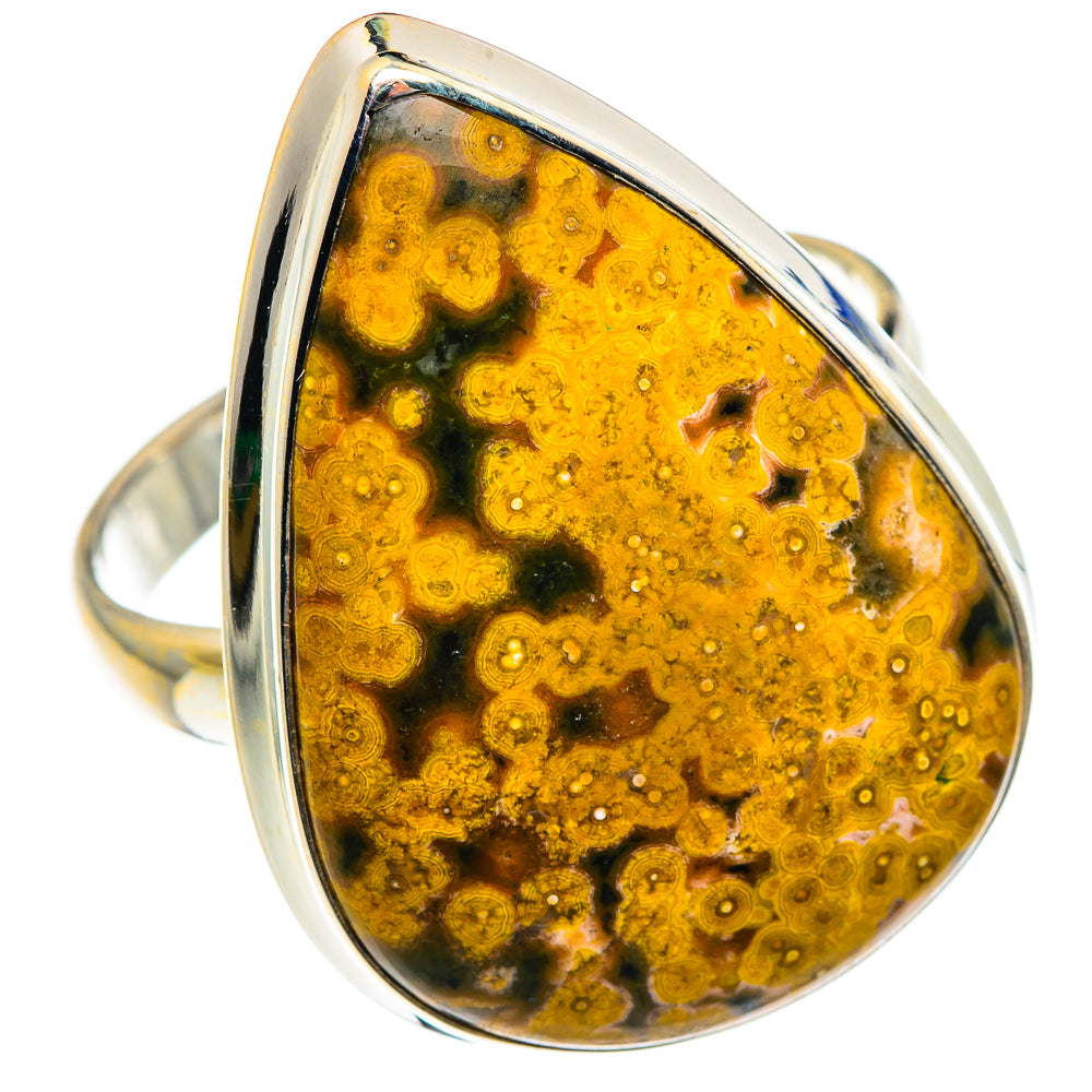 Ocean Jasper Rings handcrafted by Ana Silver Co - RING87657 - Photo 2