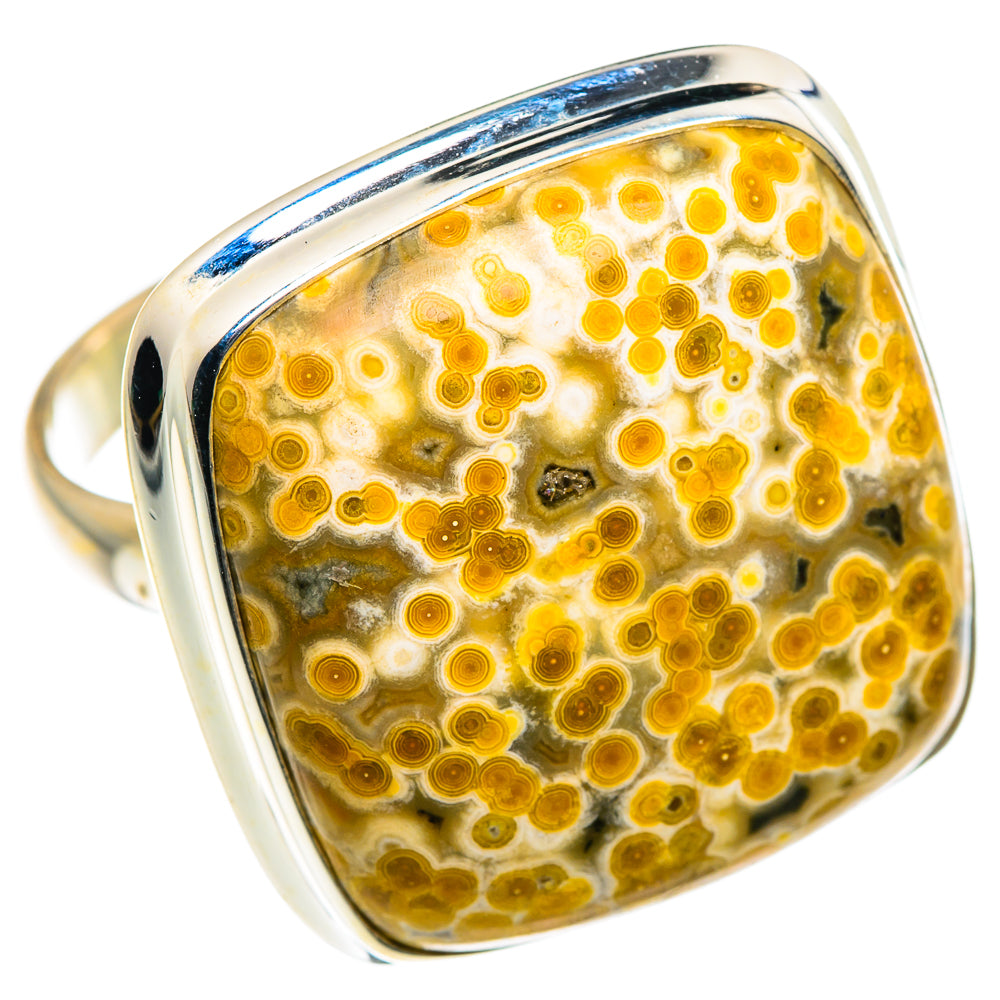 Ocean Jasper Rings handcrafted by Ana Silver Co - RING87659 - Photo 2