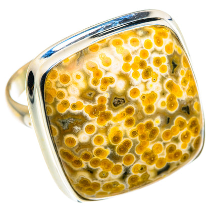 Ocean Jasper Rings handcrafted by Ana Silver Co - RING87659 - Photo 2