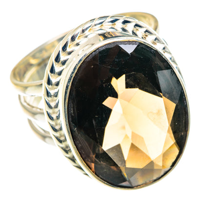 Smoky Quartz Rings handcrafted by Ana Silver Co - RING87661