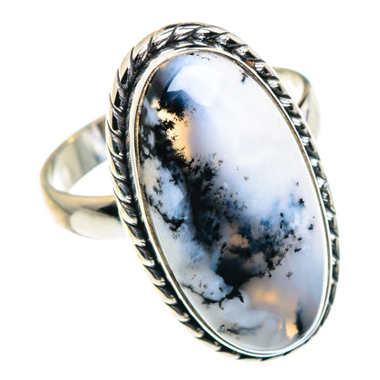 Dendritic Opal Rings handcrafted by Ana Silver Co - RING87670