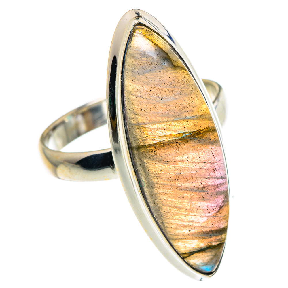 Labradorite Rings handcrafted by Ana Silver Co - RING87677