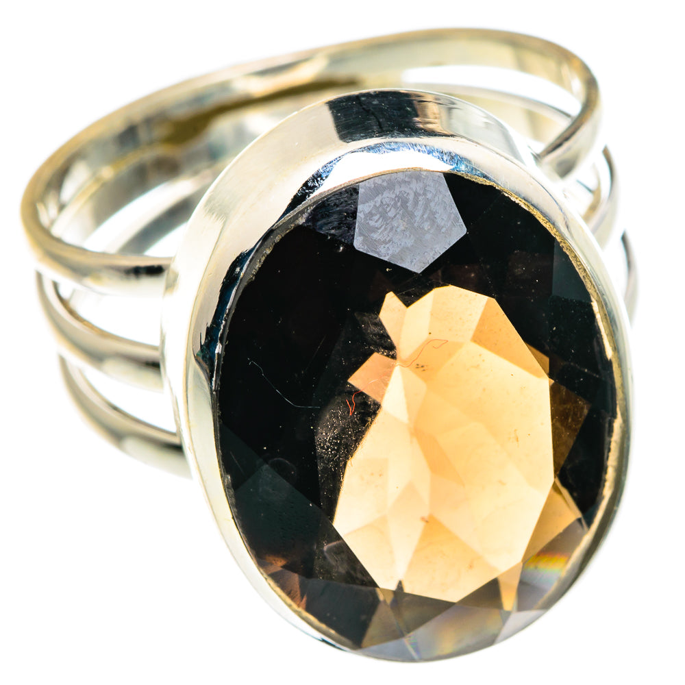 Smoky Quartz Rings handcrafted by Ana Silver Co - RING87681