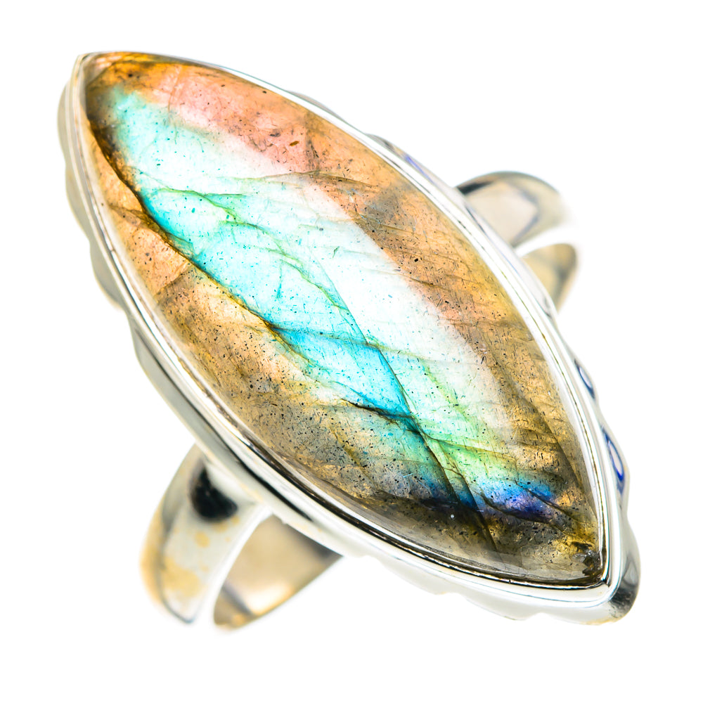 Labradorite Rings handcrafted by Ana Silver Co - RING87688