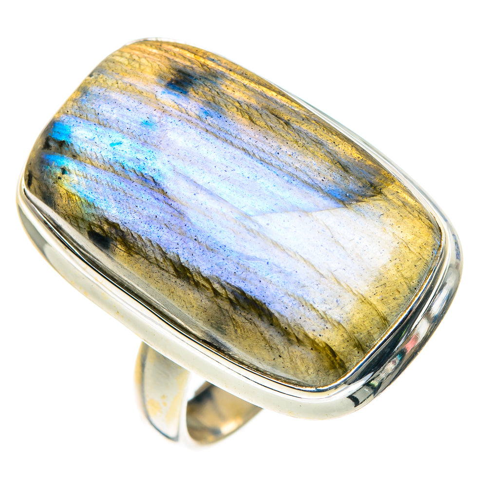 Labradorite Rings handcrafted by Ana Silver Co - RING87689