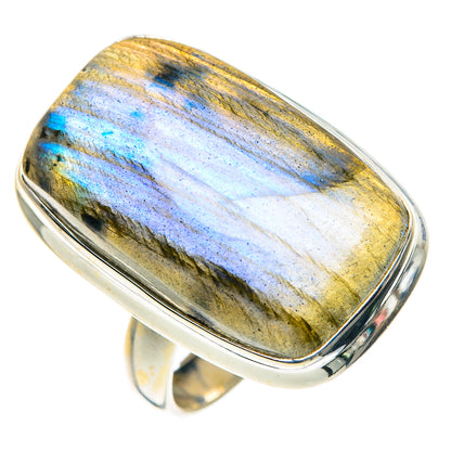 Labradorite Rings handcrafted by Ana Silver Co - RING87689