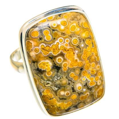 Ocean Jasper Rings handcrafted by Ana Silver Co - RING87692